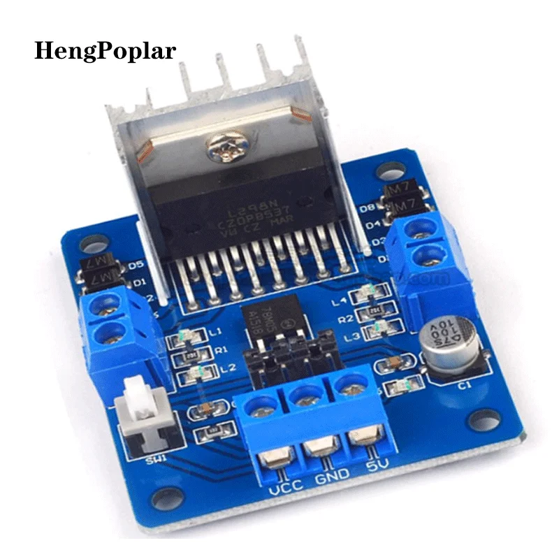 Плата драйвера двигателя L298N модуль L298 для шагового arduino умного автомобиля робота