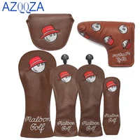 azqqza golf club driver fairway woods hybrid putter and mallet putter headcover for golf club head cover golf accessories
