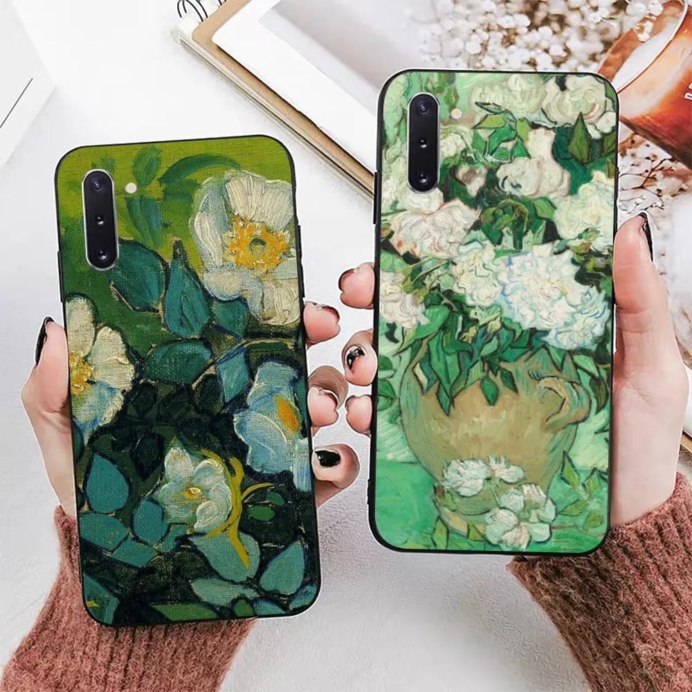 

Van Gogh oil Art Painting Phone Case For Samsung Note 8 9 10 20 pro plus lite M 10 11 20 30 21 31 51 A 21 22 42 02 03