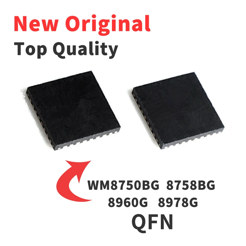 1 шт., WM8750BG WM8758BG WM8960G WM8978G G BG GEFL CGEFL BLGEFL BGEFL/RV/R
