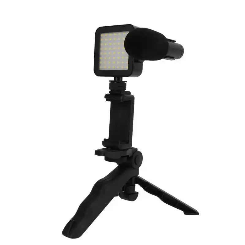 

Fill Light Microphone Kit with Tripod Fill Light Microphone Tripod Kit 6500K for Recording for Photography