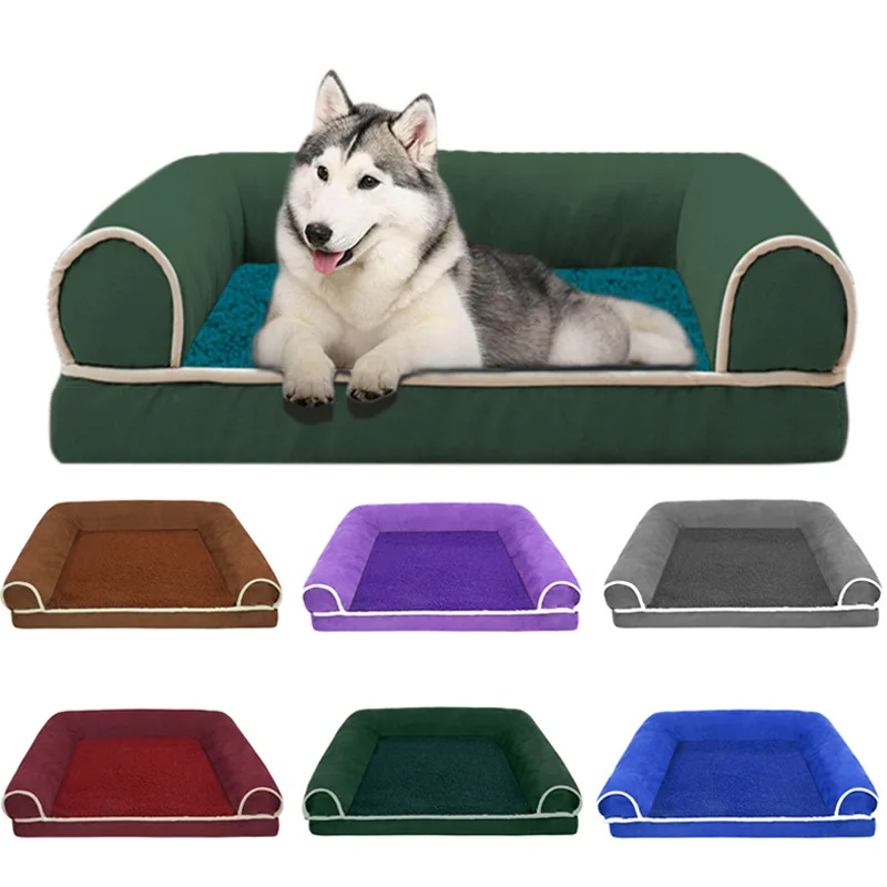 

Rectangle Dog Bed Sleeping Bag Kennel Cat Puppy Sofa Bed Pet House Winter Warm Beds Cushion for Big dogs legowisko dla kota