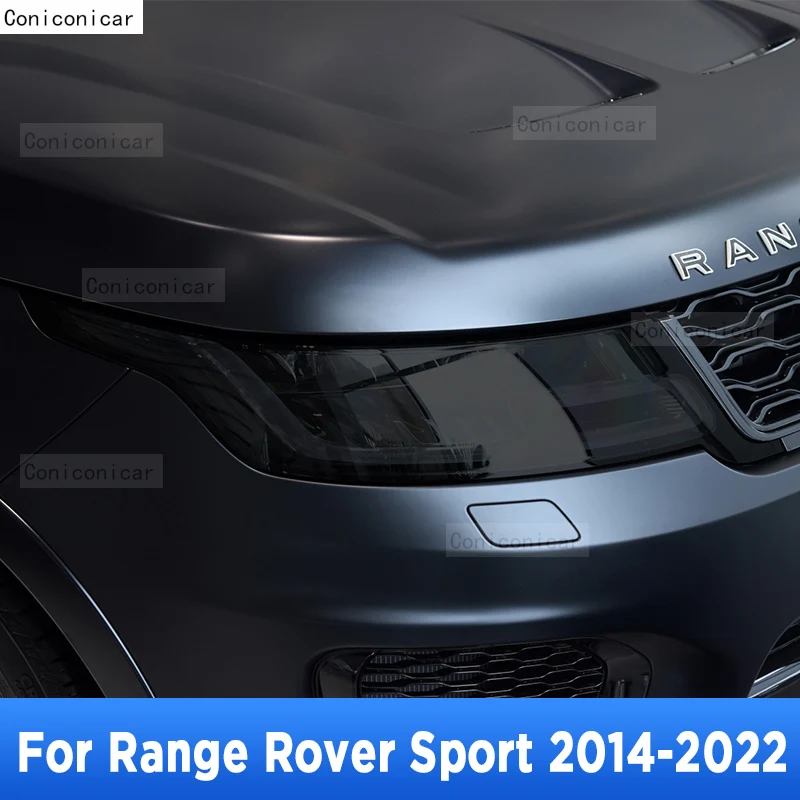 

For Range Rover Sport 2014-2022 Car Exterior Headlight Anti-scratch Front Lamp Tint TPU Protective Film Repair Accessories