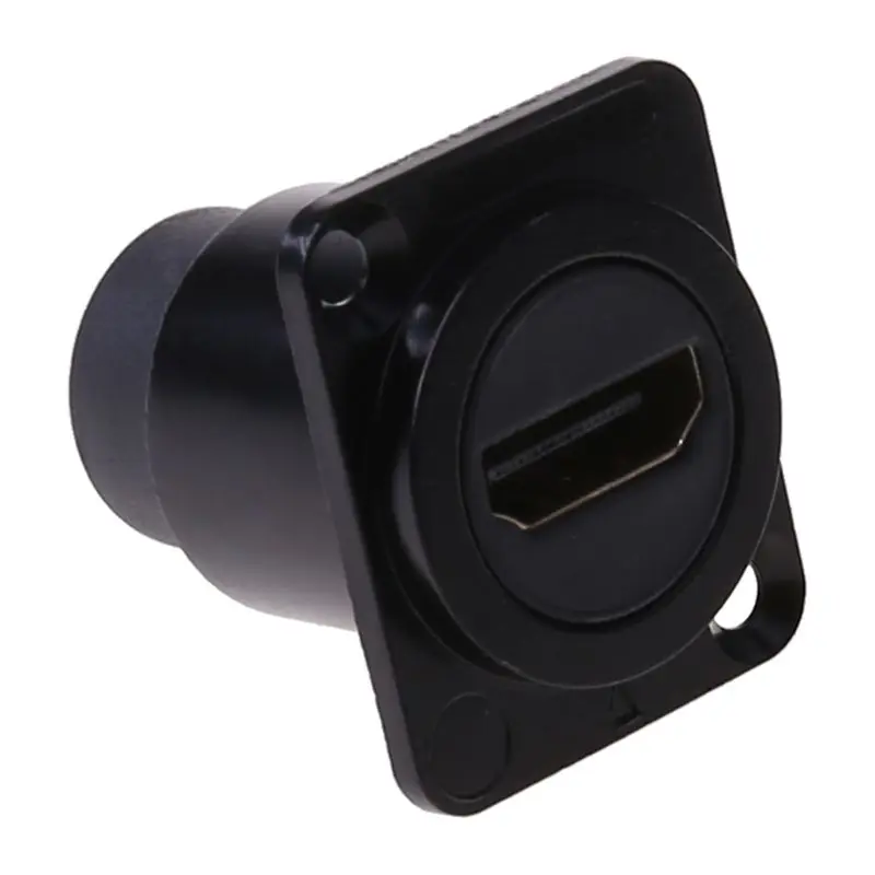 

HDMI-compatible D-type Socket Network Plug Chassis Panel Mount Connector A0NC
