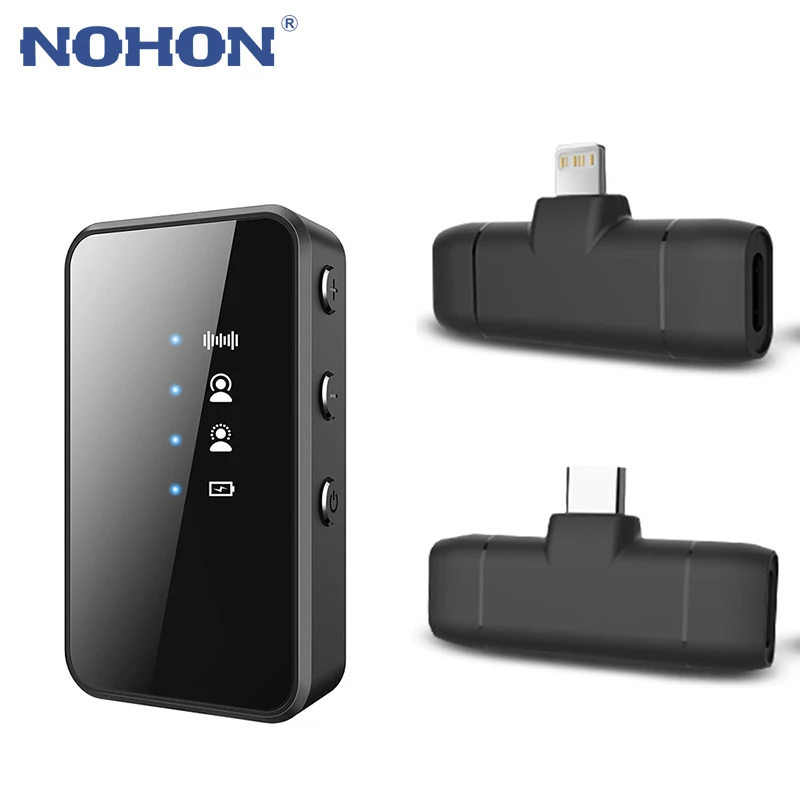 

Беспроводной петличный микрофон для iPhone 13 12 11 Pro X Max Samsung S21 Huawei Xiaomi mi Type C с шумоподавлением, профессиональный микрофон