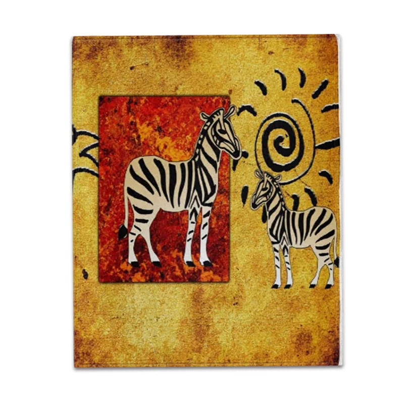 

Animal Zebra Blanket Cartoon Soft Flannel Fleece Throw Blankets For Beds Sofa Child Adult Gift Travel Camp Quilts Nap Knee Cover
