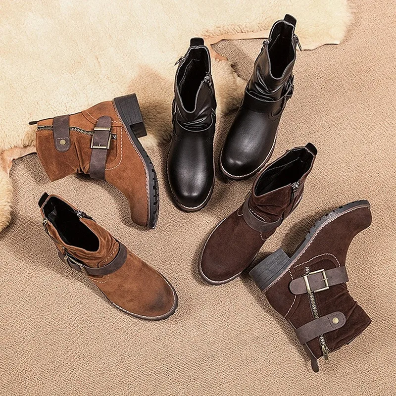 

Мужские мотоциклетные ботинки из натуральной кожи, черные классические ботинки челси, Винтажная обувь для осени и зимы, 2019