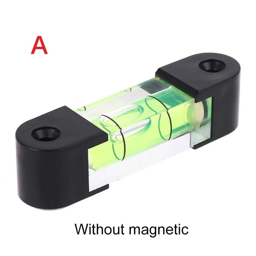 

1pcs Level Bubble Beads Level Cylinder Horizontal Single Line High Precision Plastic 68*16*18 Without /with Magnetic