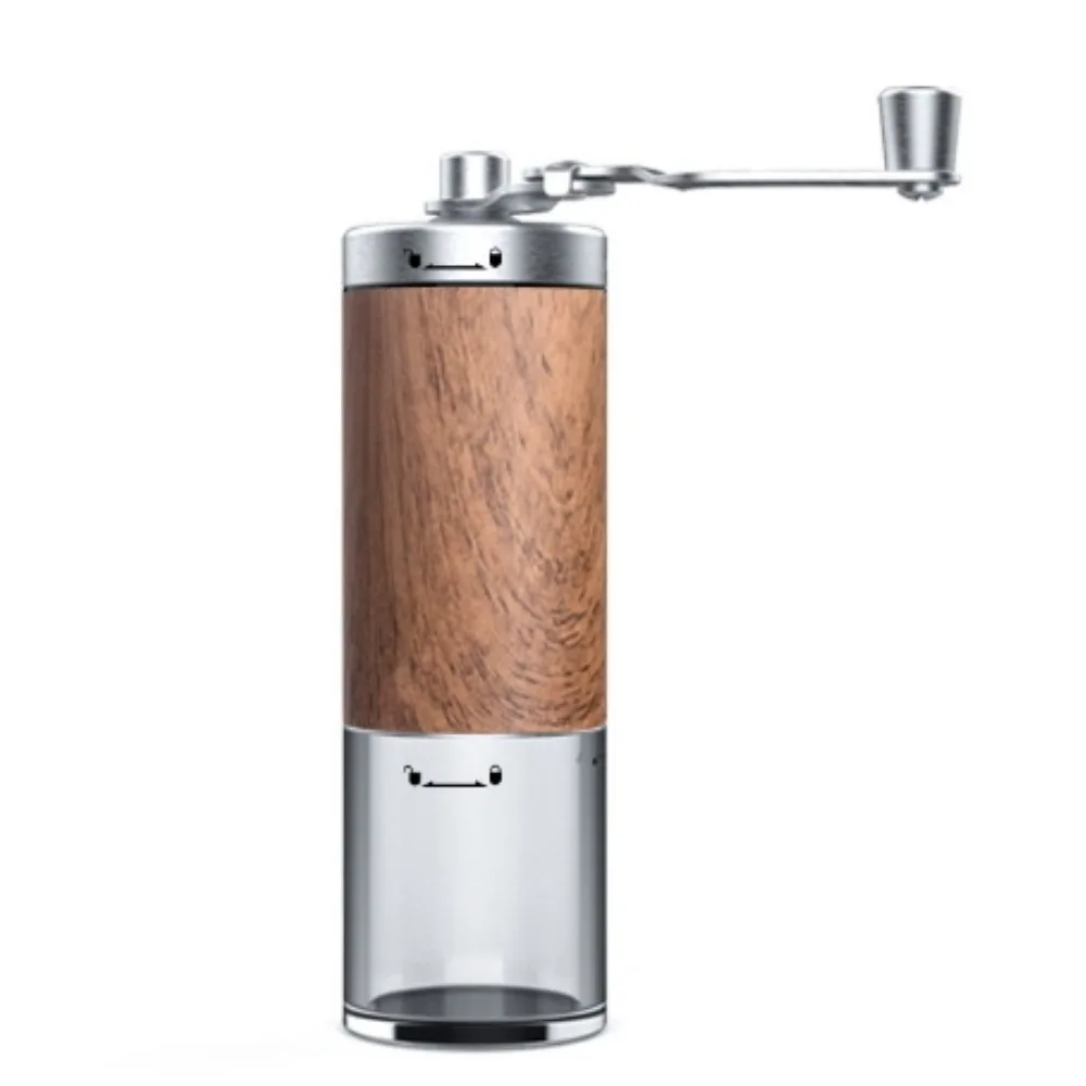 Ручная кофемолка из нержавеющей стали с щеткой точное регулирование уровня