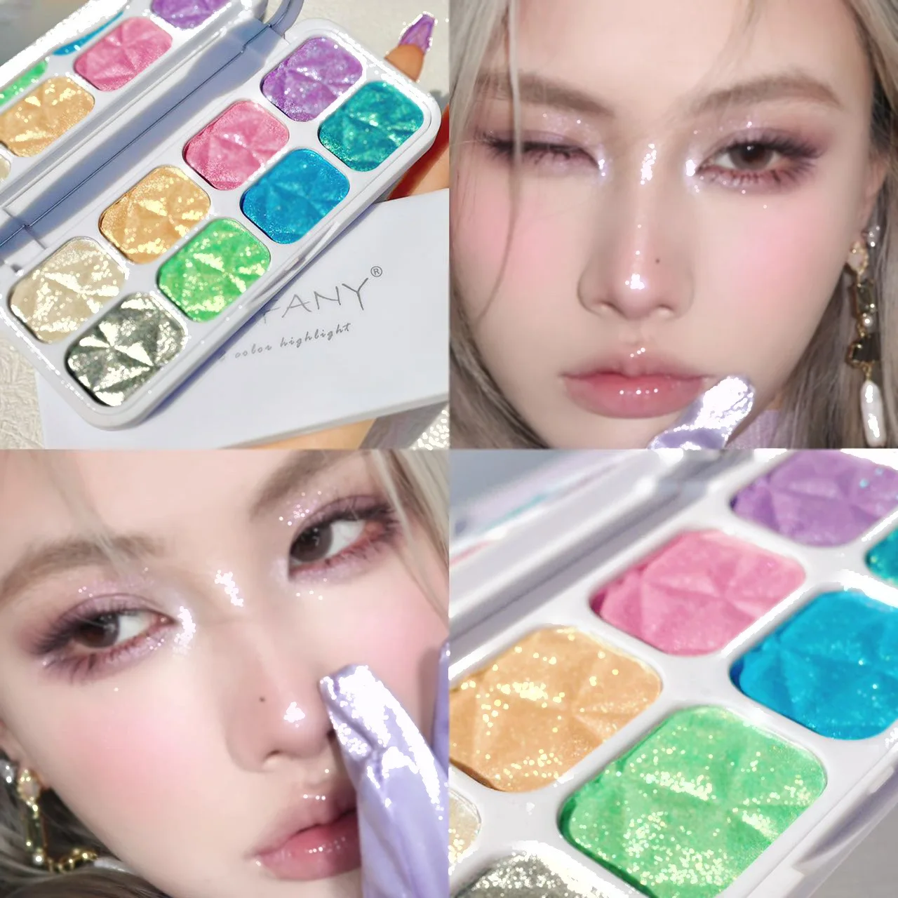 Лидер продаж Макарон Хамелеон хайлайтер поляризационные ослепительные 8 цветов