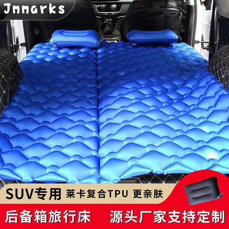 

TPU Vehicle-Mounted Inflatable Bed Applicable to 95% SUV Inflatable Mattress RV Travel Mattress Portable Folding Mat Cross-Borde