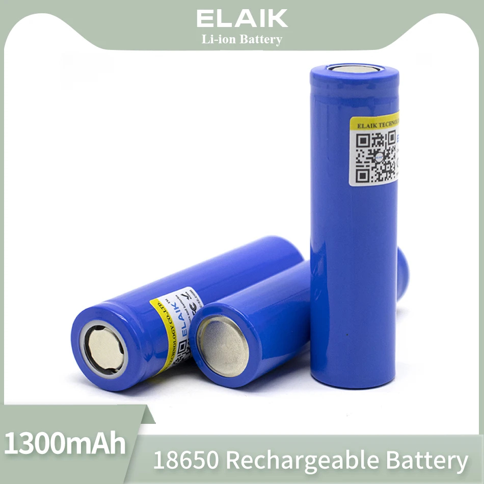 18650 1300 mah литиевая батарея 3,7 V сильная фотовспышка перезаряжаемая батарея