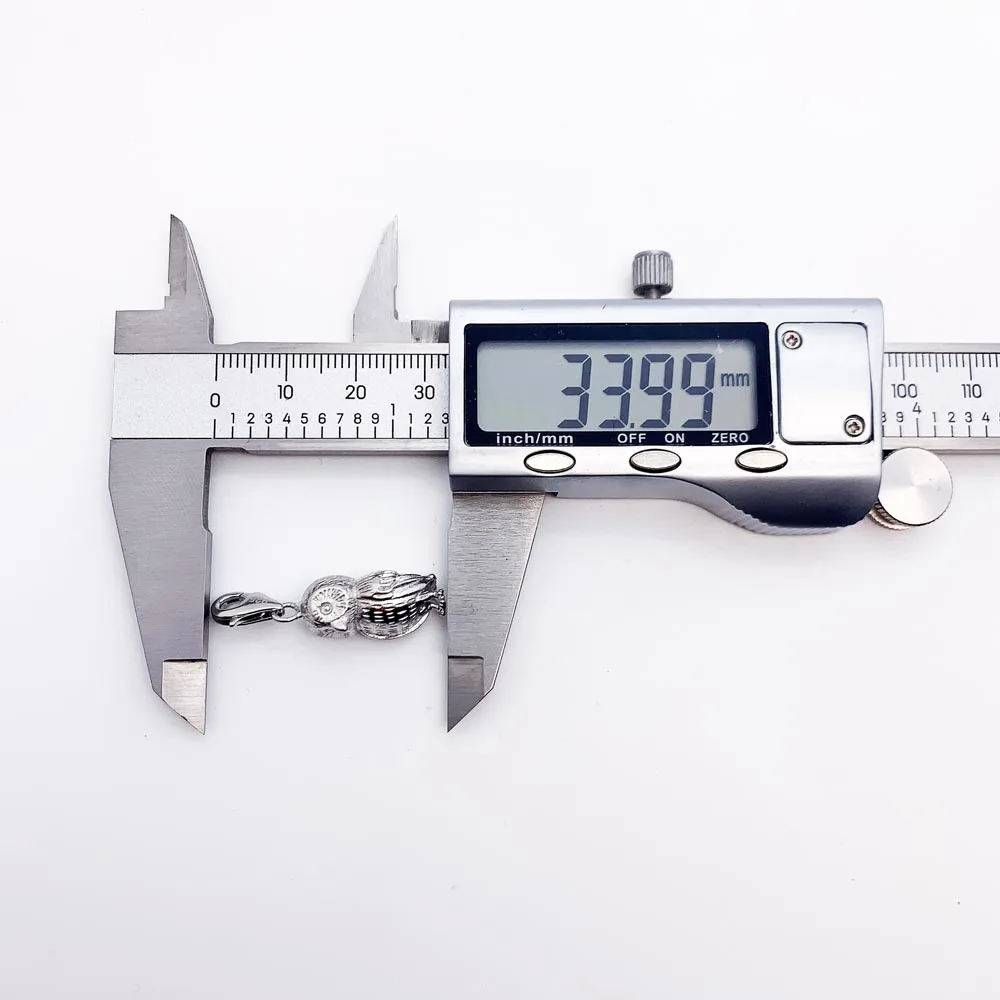 Женский кулон с подвеской в виде совы из серебра 925 пробы | Украшения и аксессуары