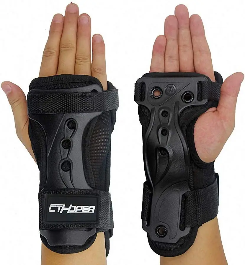 Cthoper Skifahren Handgelenk Schutz Handschuhe Roller Skating Handgelenk Palms Schutz Getriebe Handgelenk Unterstützung Für Snowboard Skateboard Radfa