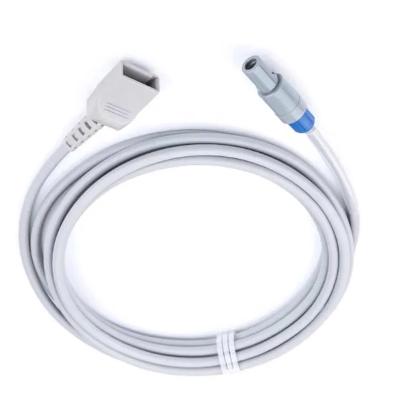 Фото Подходит для Jinjiang Electronics, 4-контактный двухслотовый кабель для датчика давления инвазивного давления BD №3