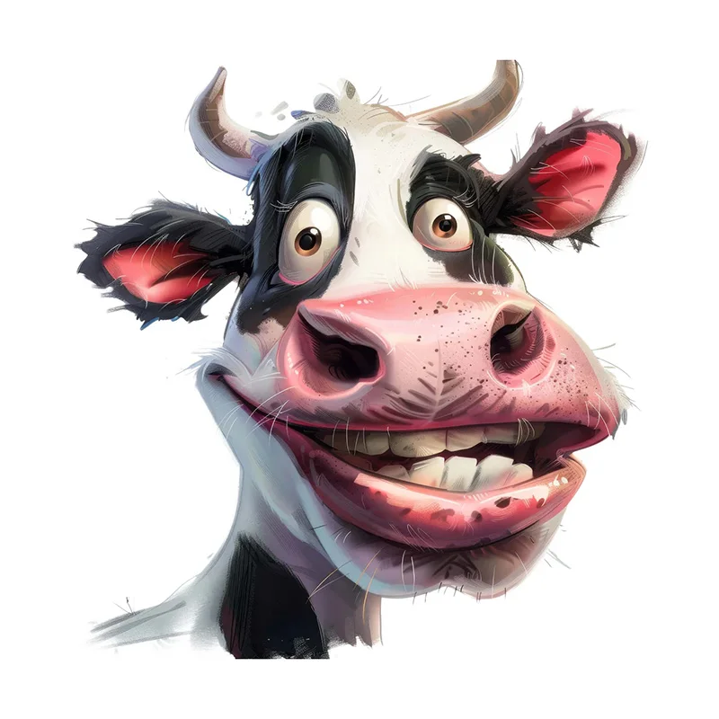 

Наклейки с коровкой ПВХ