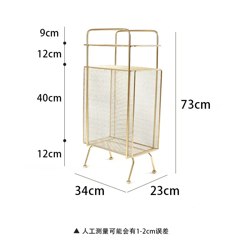 High Quality Metal Storage Rack Bedside Magazine Book Shelf Floor Stand Bookcase Gold Pink Luxury Shelves Steel Wire |