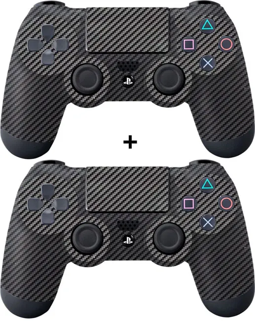 

PS 4 Black Carbon Fiber DualShock, 2 шт. Sycamore Extreme