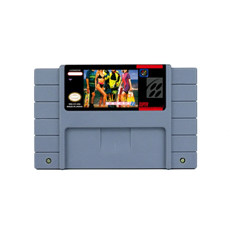 

Калифорнийские игры II экшн игра для SNES 16 BitRetro корзина подарок для детей