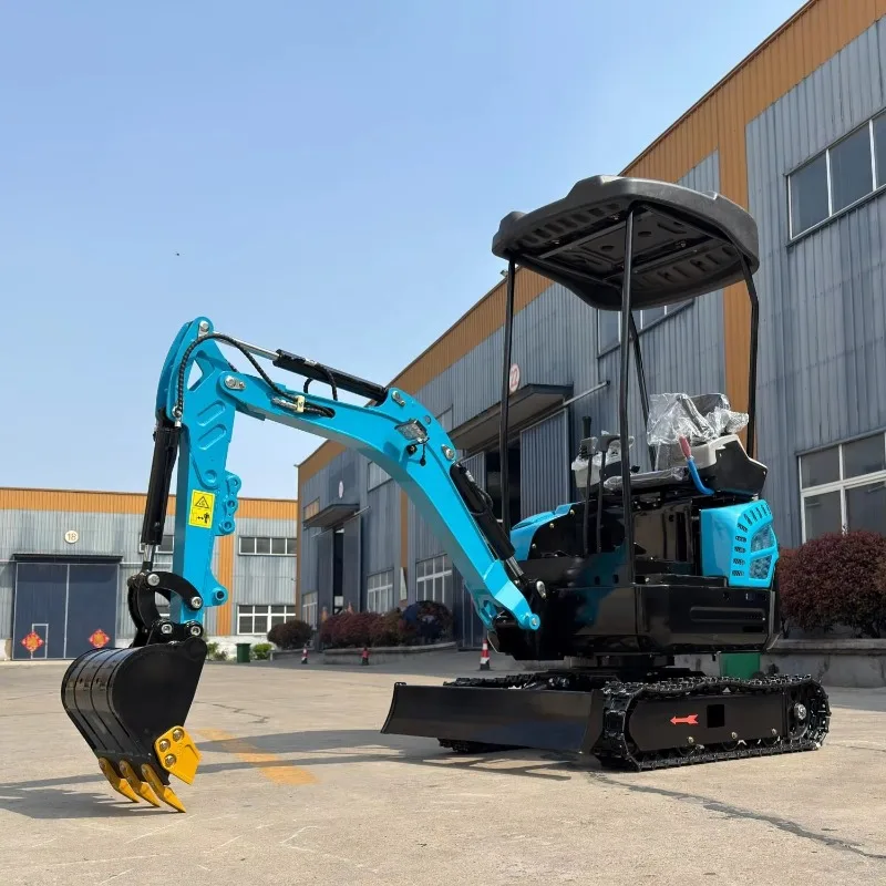 Фото Гидравлический мини-экскаватор с двигателем Kubota/Yanmar и навесным оборудованием, малогабаритный гусеничный экскаватор для сельского хозяйства и строительных проектов №4