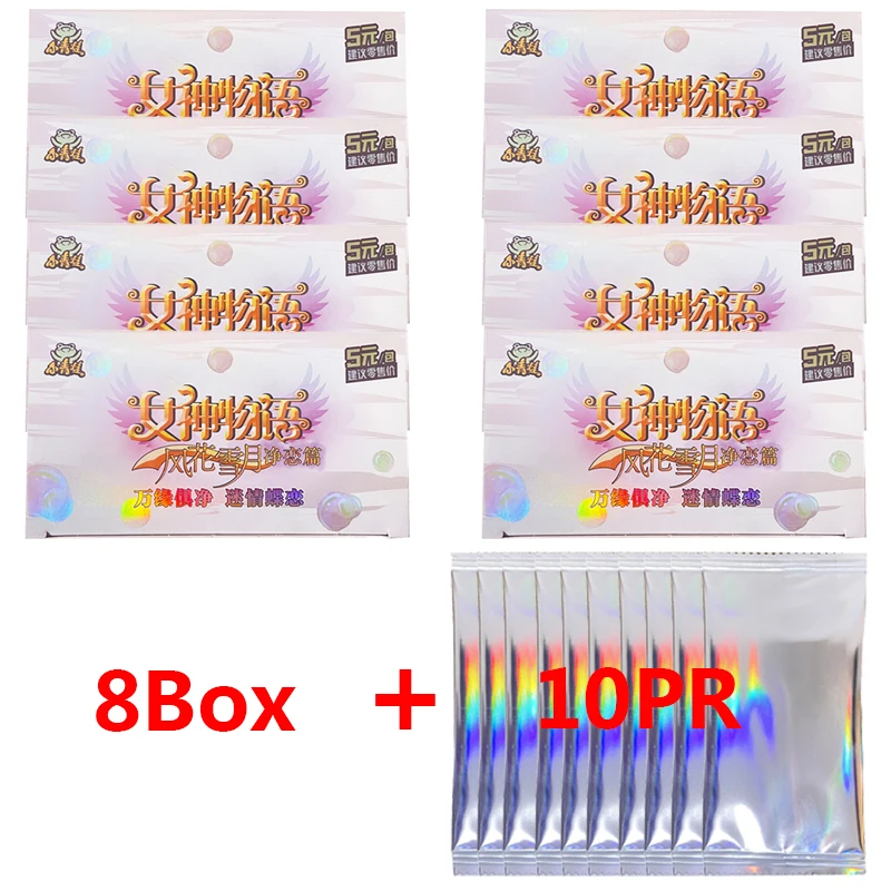 

Новая коллекция историй богини, игры в аниме, Искусственное искусство, бокс для бустера Doujin, хобби и подарочные игрушки