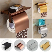 1 pc bathroom toilet paper roll holder wall mount roll paper bracket phone holder tissue rack home bathroom hardware accessories