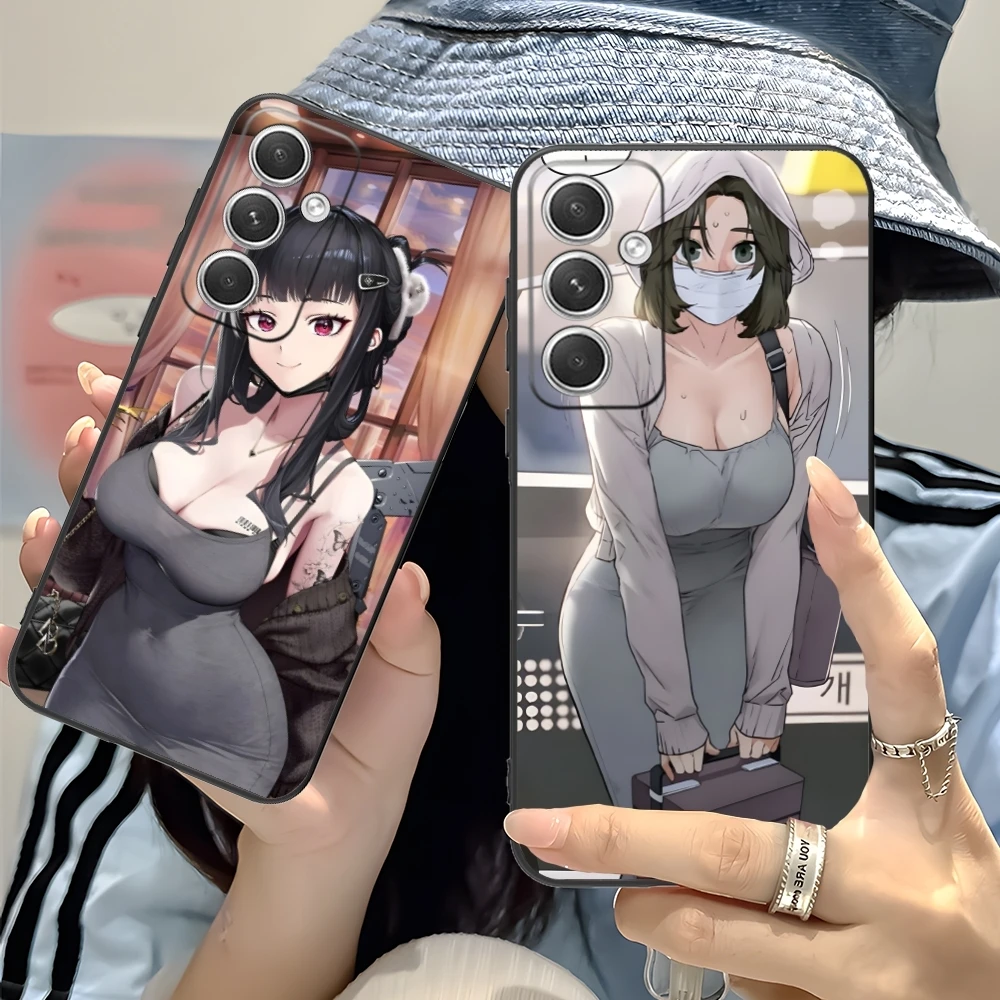 Чехол для мобильного телефона Dongtan Style Smart Samsung Galaxy S24 S23 S22 S21 S20 S10 S9 Plus FE Ultra Lite черный