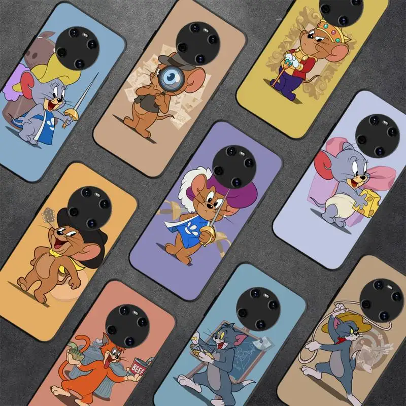 

Mouse cat Phone Case For Huawei Y 5 Y62019 Y52018 Y92019 Luxury funda case for 9prime2019