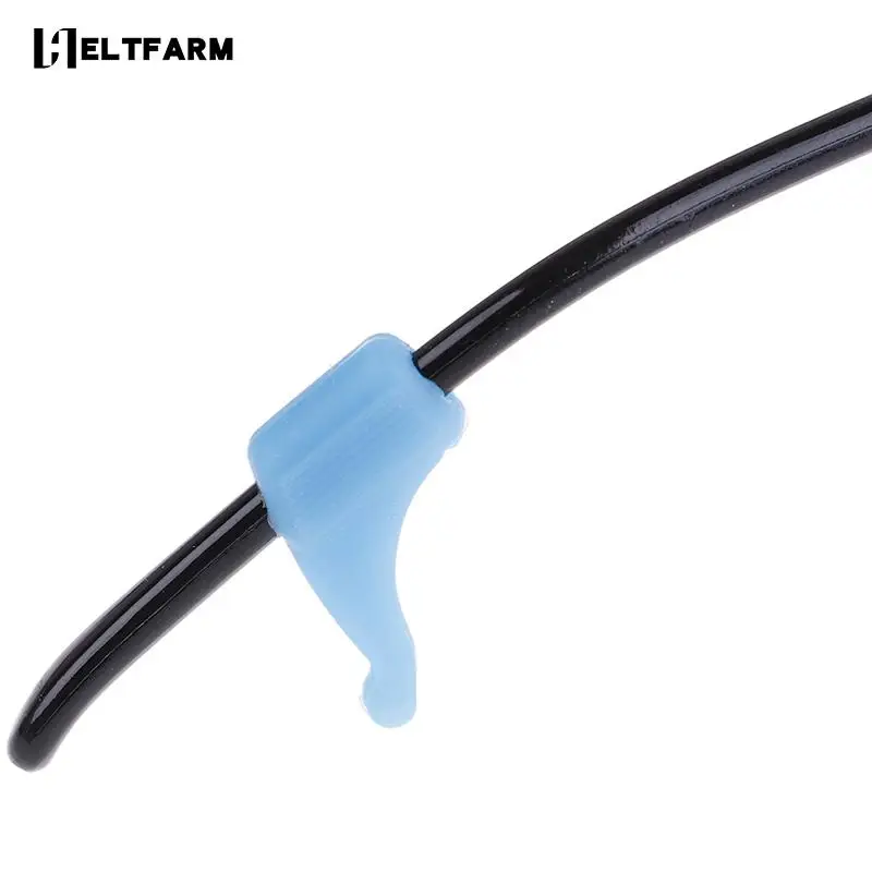 

4 Pairs Outdoors Exercise Silicone Ear Hooks for Glasses Anti Slip Temple Holder Comfortable Ear Tip 2022 Eyewear Non-slip Cover