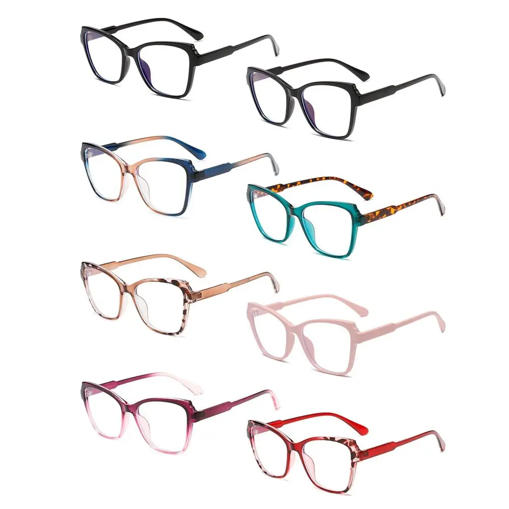 Модные очки кошачий глаз блокирующие синий свет цветной фильтр УФ-простые для