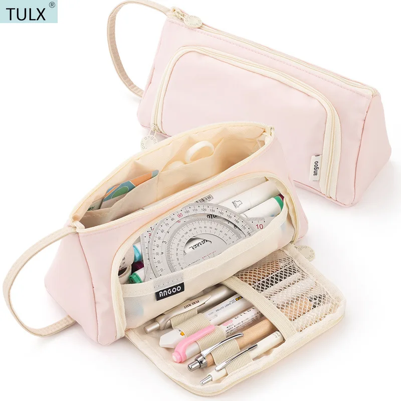 

TULX kawaii bag back to school cute pencil case pencil case korean bag japanese school supplies kawaii pouch stationery