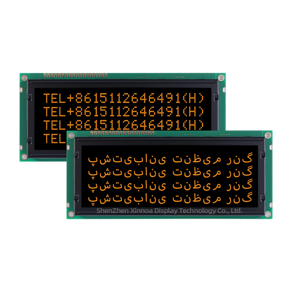 Промышленный экран 20*4 LCD BTN черная пленка ледяные синие буквы Farsi 2004C-3 большой