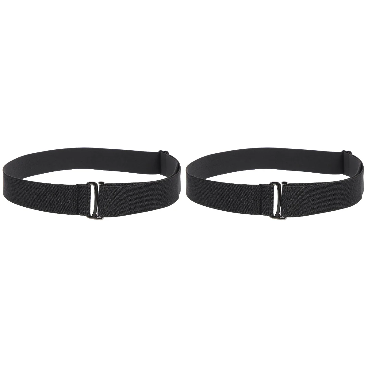 

2pcs Waist Belt Pant Waist Tightener Elastic Invisible Jeans Belt Fashion Stretch Belt