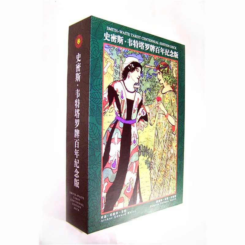 

Smith-waite tarot centennial edition Tarot Board Game High Quality Paper 78 PCS Cards Chinese/English Edition for Astrologer