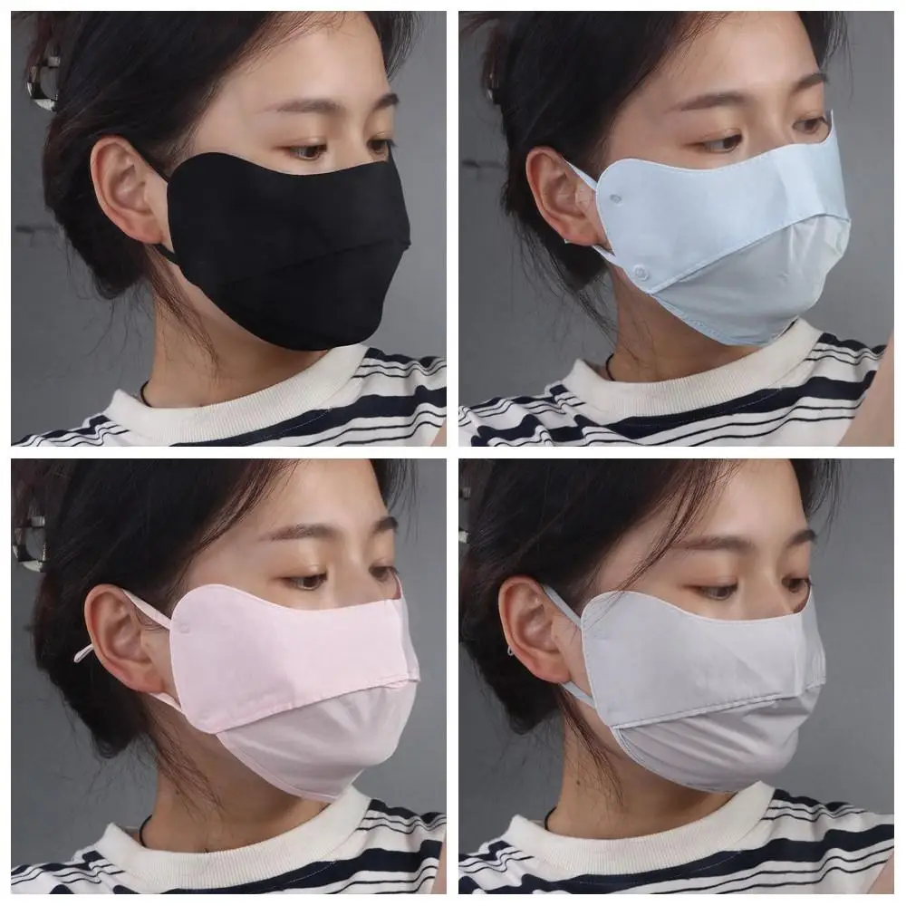 Летняя однотонная подвесная маска для ушей девочек и женщин походная защита глаз