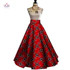 Изготовленный на заказ в африканском стиле одежда ботильоны Длина официальная хлопковая юбка для женщин в африканском стиле Dashiki печати Макси ткань восковый шар Выращенный длинная юбка WY8278