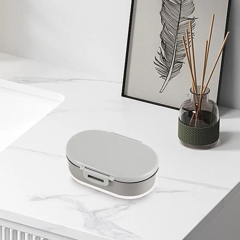 Дорожный шампунь портативный футляр для мыла с крышкой держатель шампуня со