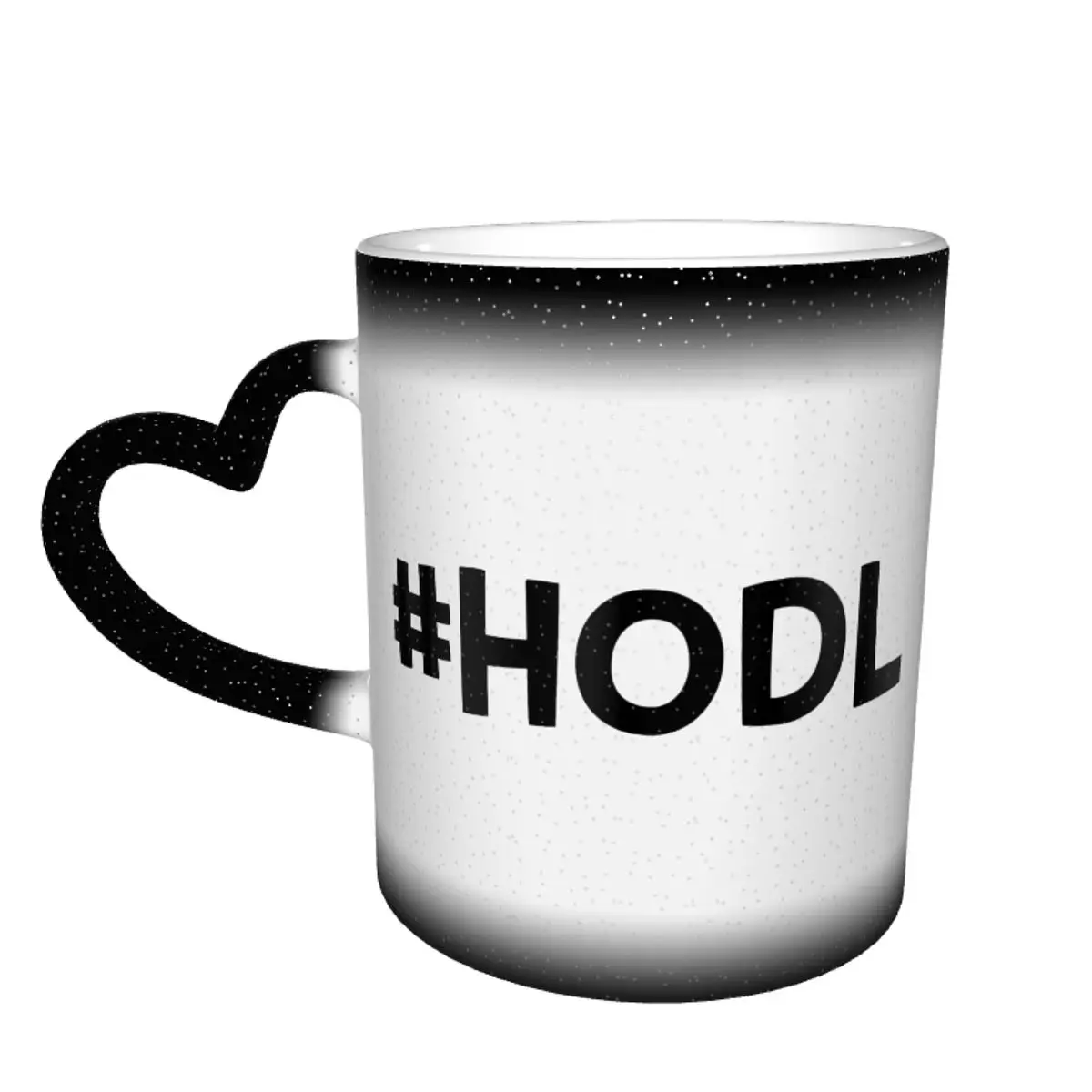 

#HODL Color Changing Mug in the Sky premium Ceramic Heat-sensitive Cup Funny Novelty Primecoin Multi-function cups