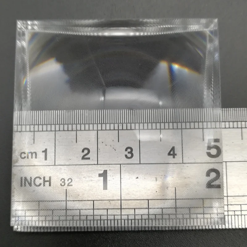 

50X50MM Square PMMA Fresnel Lens Optical Concentric Threaded Solar Concentrator Magnifying Lens LED Lighting Lenses