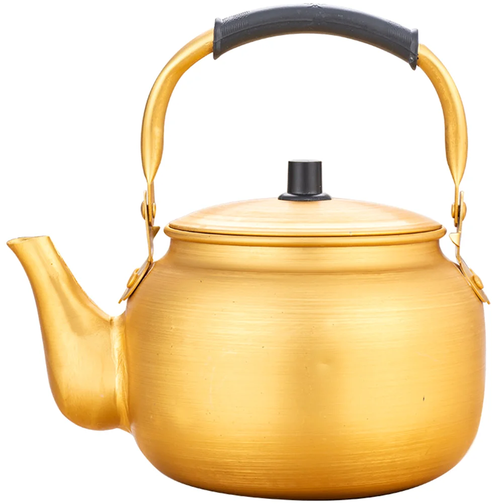 

Metal Convenient Practical Boiling Teapot Handle Design Tea Pot Kettle Tea Kettle for Restaurant Home Kitchen Hotel