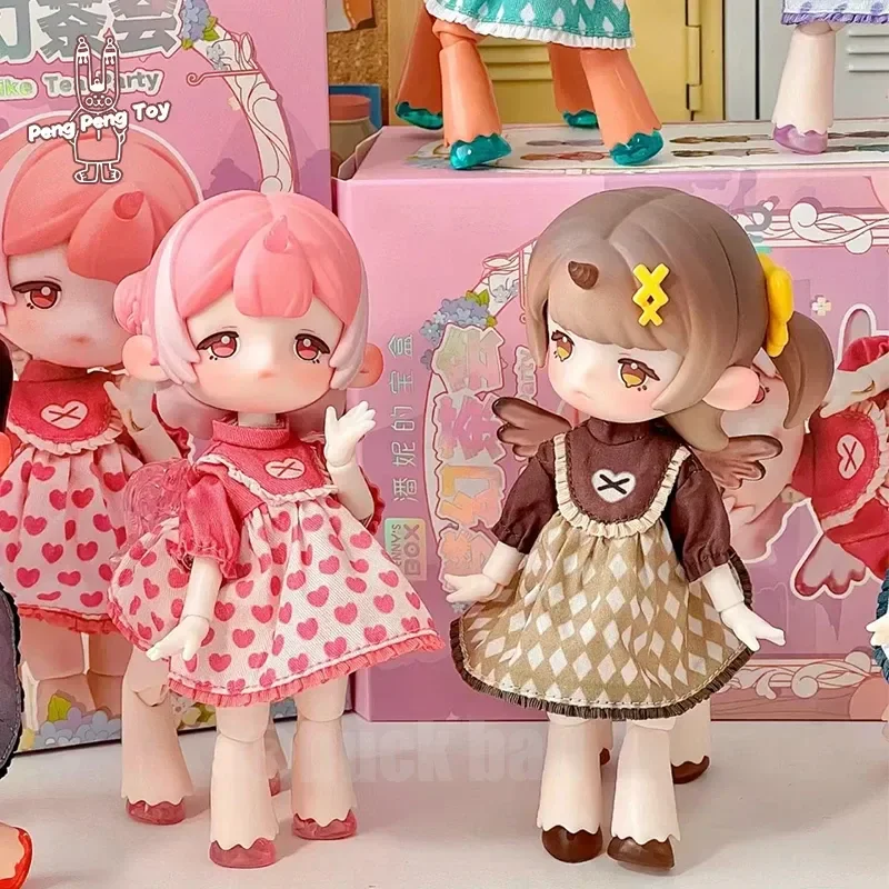 

15cm Penny Box 1/12bjd Blind Box Dreamlike Tea Party Mysterious Box Pvc Cute Action Figure Doll Obtisu11 Kid Toys Christmas Gift