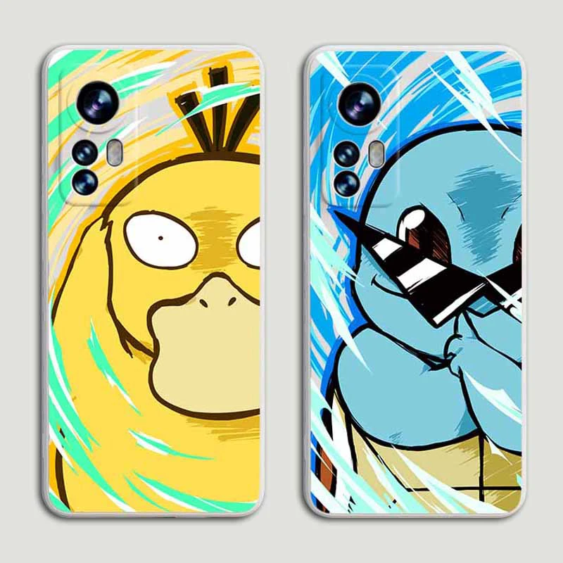 

Чехол Pokemon Psyduck для Huawei P30 Lite P10 Plus P20 P40 P50 Pro Y9 Prime 2019 P30Lite P50Pro, мягкий чехол из жидкого силикона