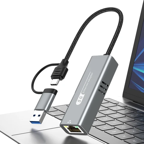 Адаптер USB-C/USB 3.1 Ethernet 5000 Мбит/с