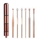 Набор инструментов для сбора ушей для взрослых, удалитель ушной серы из нержавеющей стали, ухочистка с ложкой