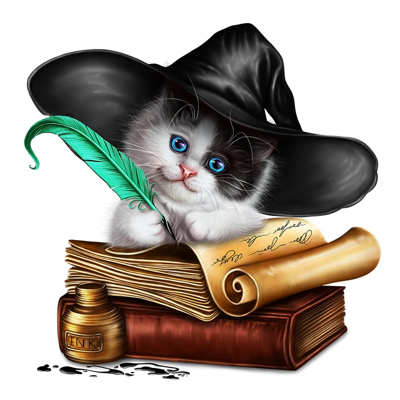 

Настенная наклейка кот ПВХ