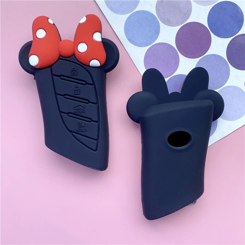 

Cute Bow Design Car Key Case For Lexus ES200 NX300 UX260ct ES300h NX200 RX300 Key Cover Protection Shell Lady Accessories