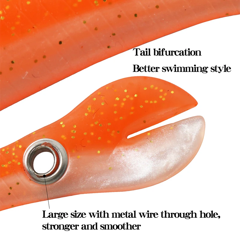 1 шт. мягкая рыболовная приманка 6 г 10 см