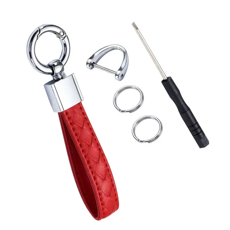 

Кожаный брелок для мужчин кожаный брелок ручной работы ремешок из натуральной кожи автомобильный брелок Универсальный Автомобильный брел...