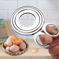 durable eggshell topper cutter stainless steel egg opener boiled raw egg open scissors kitchen essential cooking tools