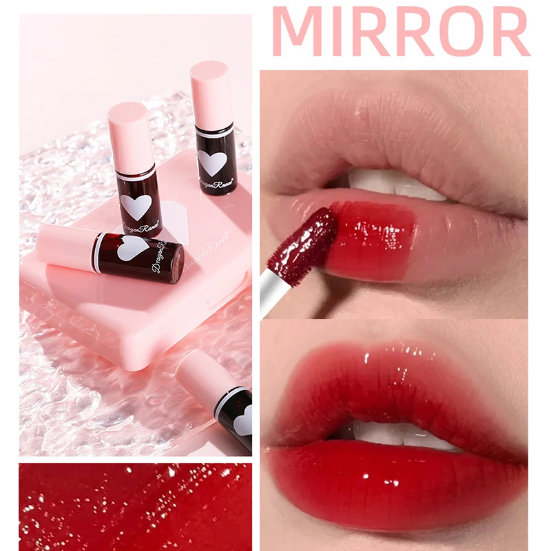 

New Lip Glaze Mirror Lip Gloss Set 6 Colors Waterproof Nonstick Cup Lip Gloss Makeup Tint Dyeing Liquid Lipstick Makeup Cosmetic